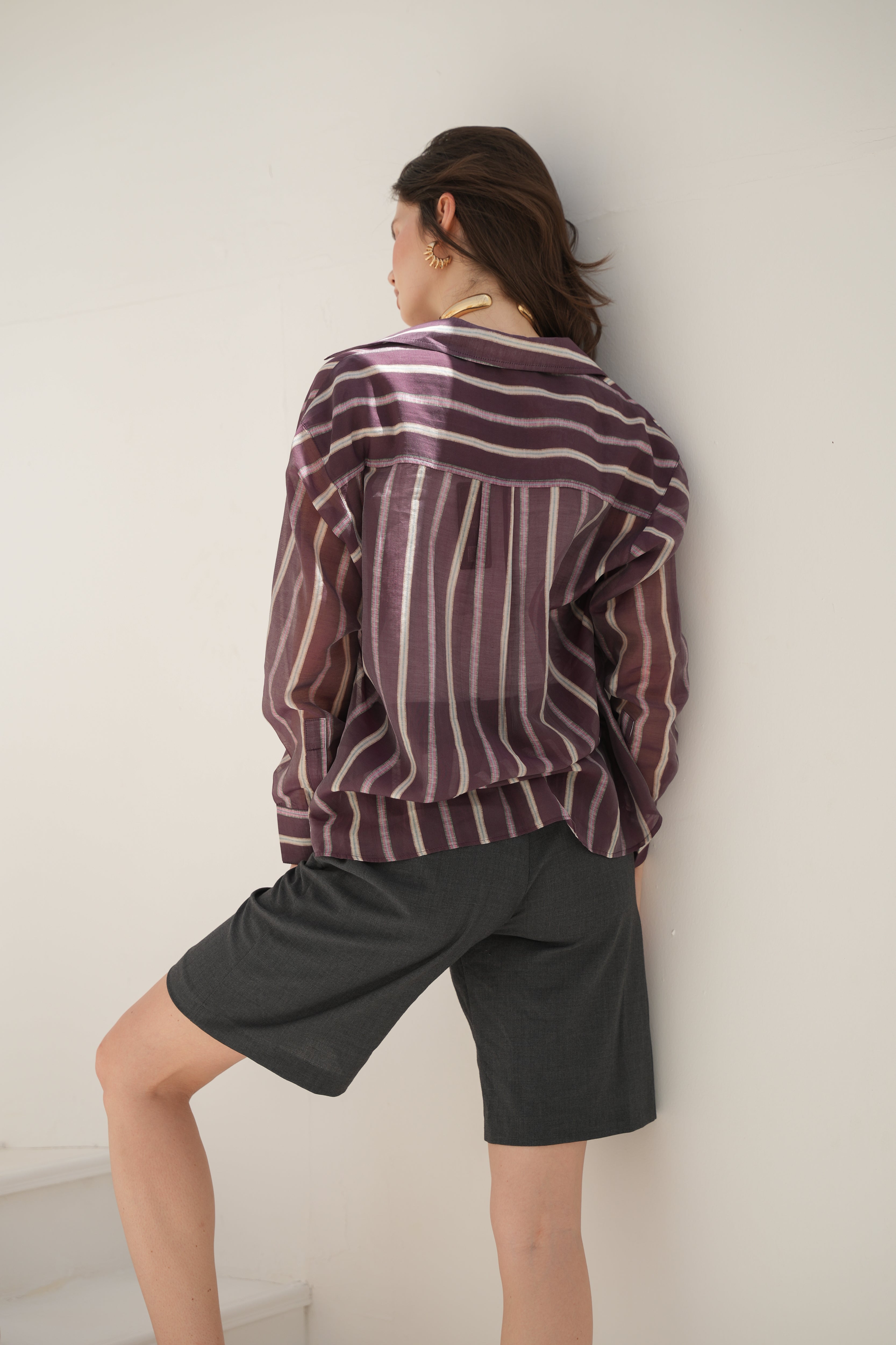 Kyma Shirt - Plum Tide