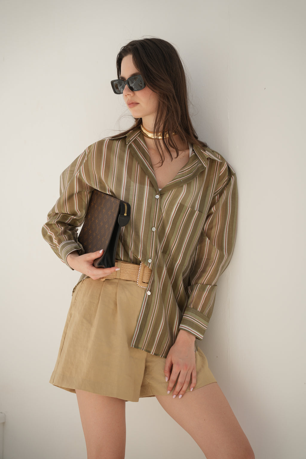 Kyma Shirt - Olive Sand